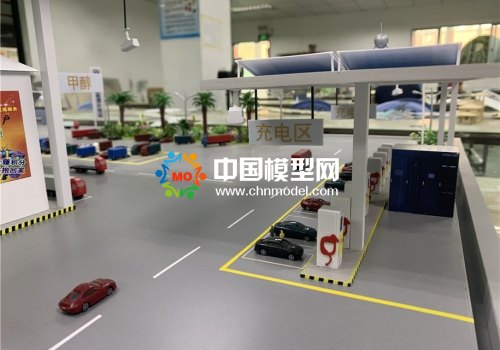 充氣站模型，充電站模型，能源站模型