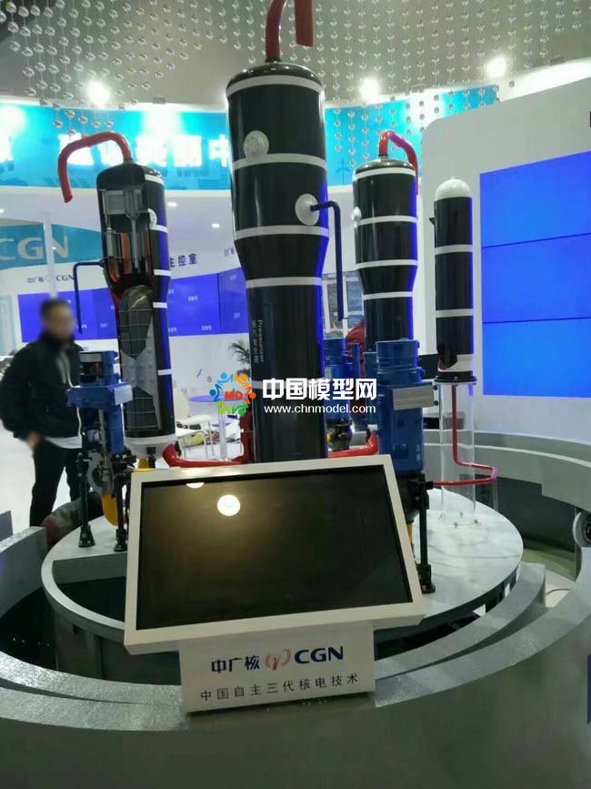 中國自主三代核電技術(shù)模型，突破核電裝備的自主化