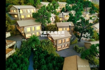 鄉(xiāng)伴攬樹山房建筑模型，展示沙盤模型