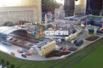 巨能特鋼廠區(qū)沙盤模型，新工藝新技術新材料新裝備實驗基地