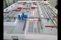 混凝土預(yù)制件生產(chǎn)線沙盤模型， 裝配式建筑沙盤模型