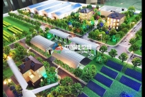 光伏電站應(yīng)用場(chǎng)景沙盤模型，太陽能光伏屋頂發(fā)電沙盤模型