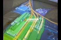 鋼鐵廠沙盤模型，投影電子沙盤